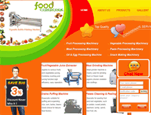Tablet Screenshot of food-machines.org
